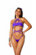 2 Pc Swimwear Set - One Size - Purple Image
