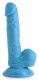 Pop Pecker 6.5 Inch Dildo With Balls - Blue Image