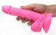 Pop Pecker 6.5 Inch Dildo With Balls - Pink Image