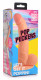 Pop Pecker 7.5 Inch Dildo With Balls - Light Image