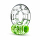 Play With Me - Arouser Vibrating C-Ring - Green Image