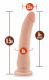 Dr. Skin Silicone - Dr. Noah - 8 Inch Dong With    Suction Cup - Vanilla Image