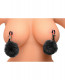 Pom Pom Nipple Clamps - Black Image