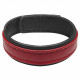 Leather and Velcro Cock Ring - Red Image