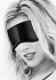 Satin Eye Mask - Black Image