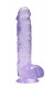 6 Inch Realistic Dildo With Balls - Purple Image