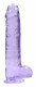 9 Inch Realistic Dildo With Balls - Purple Image