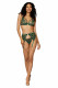 Bralette With Garter Belt and G-String - One Size  - Evergreen Image