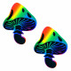 Rainbow Trippin' Psychedelic Toadstool Nipple Cover Pasties Image