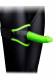 Thigh Strap-on With Silicone Dildo 5.7 Inch - Glow in the Dark Image