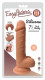 Easy Rider 7 Inch Dual Density Dildo With Balls -  Light Image
