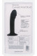 Silicone Curved Anal Stud - Black Image