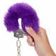 Ultra Fluffy Furry Cuffs - Purple Image