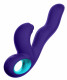 Klio Triple Action Thumping Rabbit Vibrator - Dark Purple Image