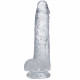 Big Dick in a Bag 8 Inch - Clear Image