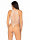 Industrial Net Snap Crotch Tank Bodysuit - One  Size - White Image