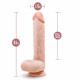Dr. Skin Silicone - Dr. Ethan - 8.5 Inch Gyrating  Dildo - Beige Image