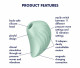 Satisfyer Pear Diver - Air Pulse Stimulator Plus  Vibration - Mint Image