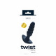 Twist Rechargeable Anal Vibe - Black Pearl Image