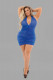 Queen Chemise - Queen Size - Royal Blue Image