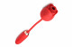 Bloomgasm Romping Rose Suction and Thrusting  Vibrator - Red Image