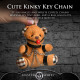 Gagged Teddy Bear Keychain Image