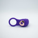 The Cock Hopper Cock Ring and Bullet Vibrator -  Purple Image