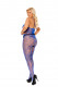 Crochet Bodystocking - Queen Size - Royal Blue Image