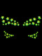 Celeste Glow in the Dark Face Jewels Sticker Image