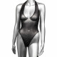 Radiance Deep v Body Suit - Queen - Black Image