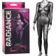 Radiance Crotchless Full Body Suit - Queen - Black Image
