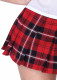 Private School Sweetie Costume - Small - White /  Red Image