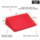 Love Cushion Small Wedge Pillow - Red Image