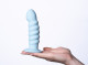 Paris Silicone Ribbed Dong - Blue Image