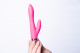Victoria Crystal Gem Dual Vibrator - Pink Image