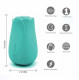 Tulip Pro 15-Function Suction Vibe With Wireless  Charging - Teal Blue Image