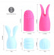 Quinn 5 Piece Silicone Attachments - Pink/blue Image