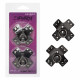 Euphoria Collection O-Ring Pasties - Black Image