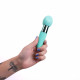 Rina Rechargeable Dual Motor Silicone 15- Function Vibrator - Green Image