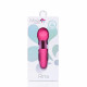 Rina Rechargeable Dual Motor Silicone 15- Function Vibrator - Pink Image
