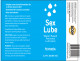 Sex Lube - Waterbased Lubricant 2.2 Oz Image