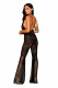 Flair Leg Bodystocking - One Size - Black Image