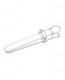 9.25 Inch Classic Smooth Dual-Ended Dildo - Clear Image