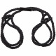 Merci - Restrain - 6mm Hemp Wrist or Ankle Cuffs - Black Image