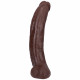 Signature Cocks - Brickzilla - 13 Inch Ultraskyn  Cock With Removable Vac-U-Lock Suction Cup -  Chocolate Image