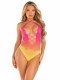 Ombre Halter Bodysuit - One Size - Sunset Image