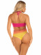 Ombre Halter Bodysuit - One Size - Sunset Image