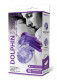 Bodywand Rechargeable Dolphin Ring With Ticklers - Purple Image