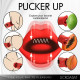 Lickgasm Kiss and Tell Mini Kissing and Vibrating  Clitoral Stimulator - Red Image