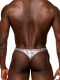 S’naked - Criss Cross Thong - Large/x-Large - Silver/black Image